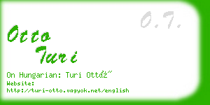 otto turi business card